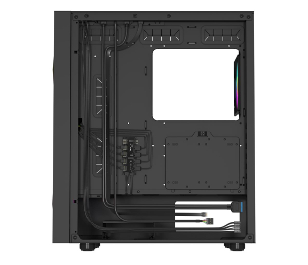 NATEC Genesis Diaxid 605 ARGB MIDI TOWER USB-C Czarna NPC-2172 - 1241512 - zdjęcie 6